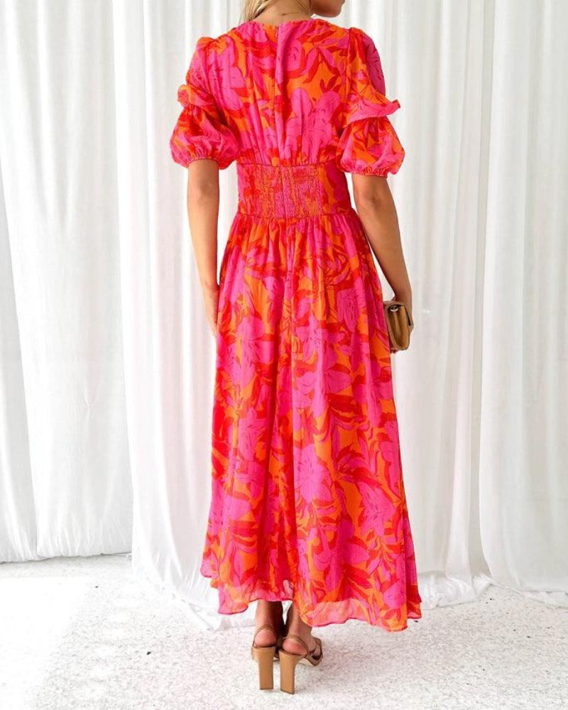 Amara | Vestido Largo Resplandor de Sol