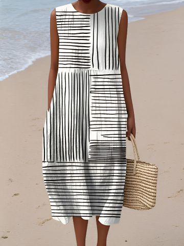 Rina™ Printed Midi Dress