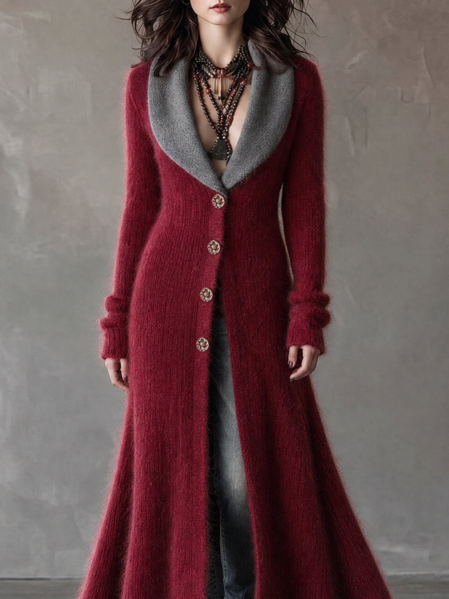 Cárdigan Guardapolvo Crimson Nomad