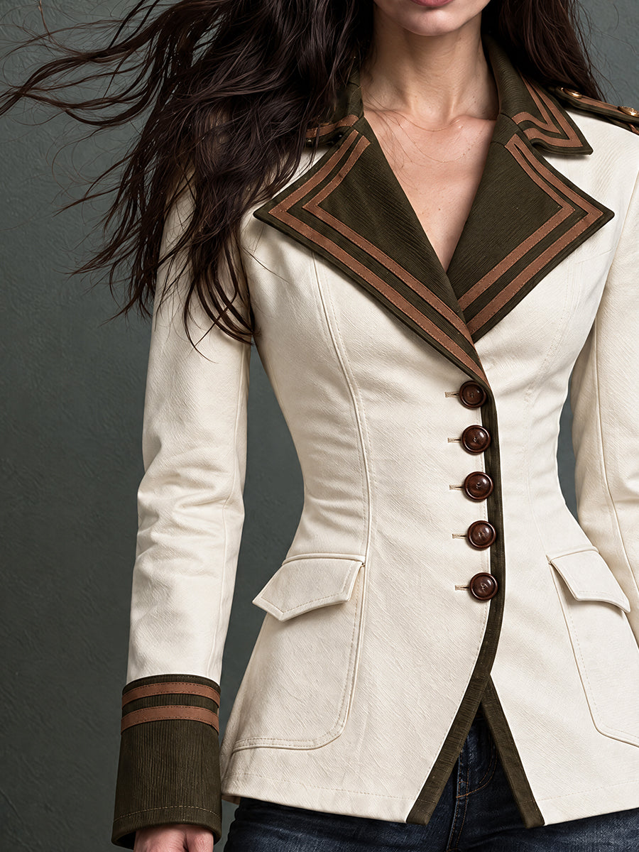 Blanche | Blazer Vaquero Marfil