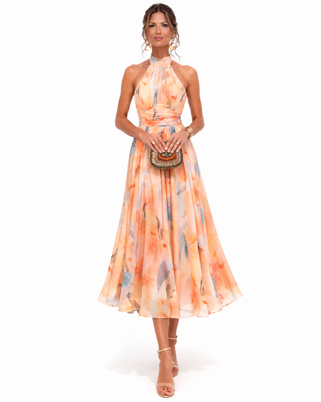 Aurora | Vestido Cuello Halter