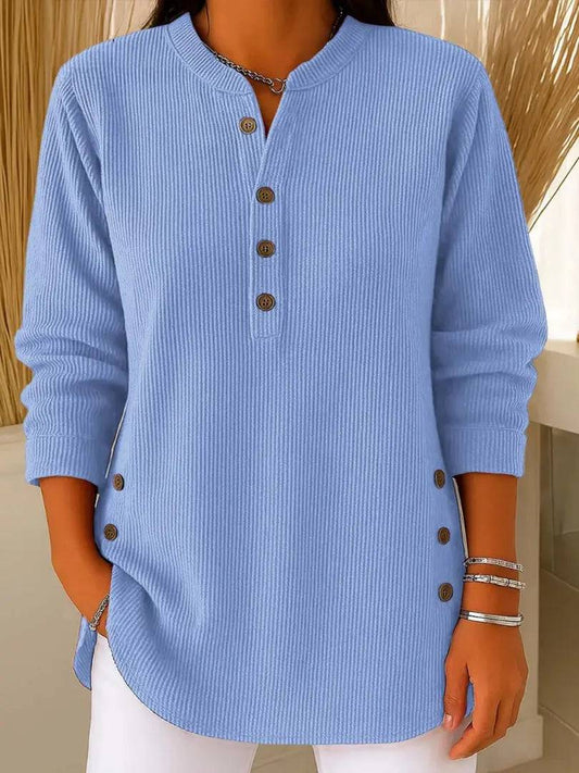 Nieves | Túnica Henley con Botones Lara valenti