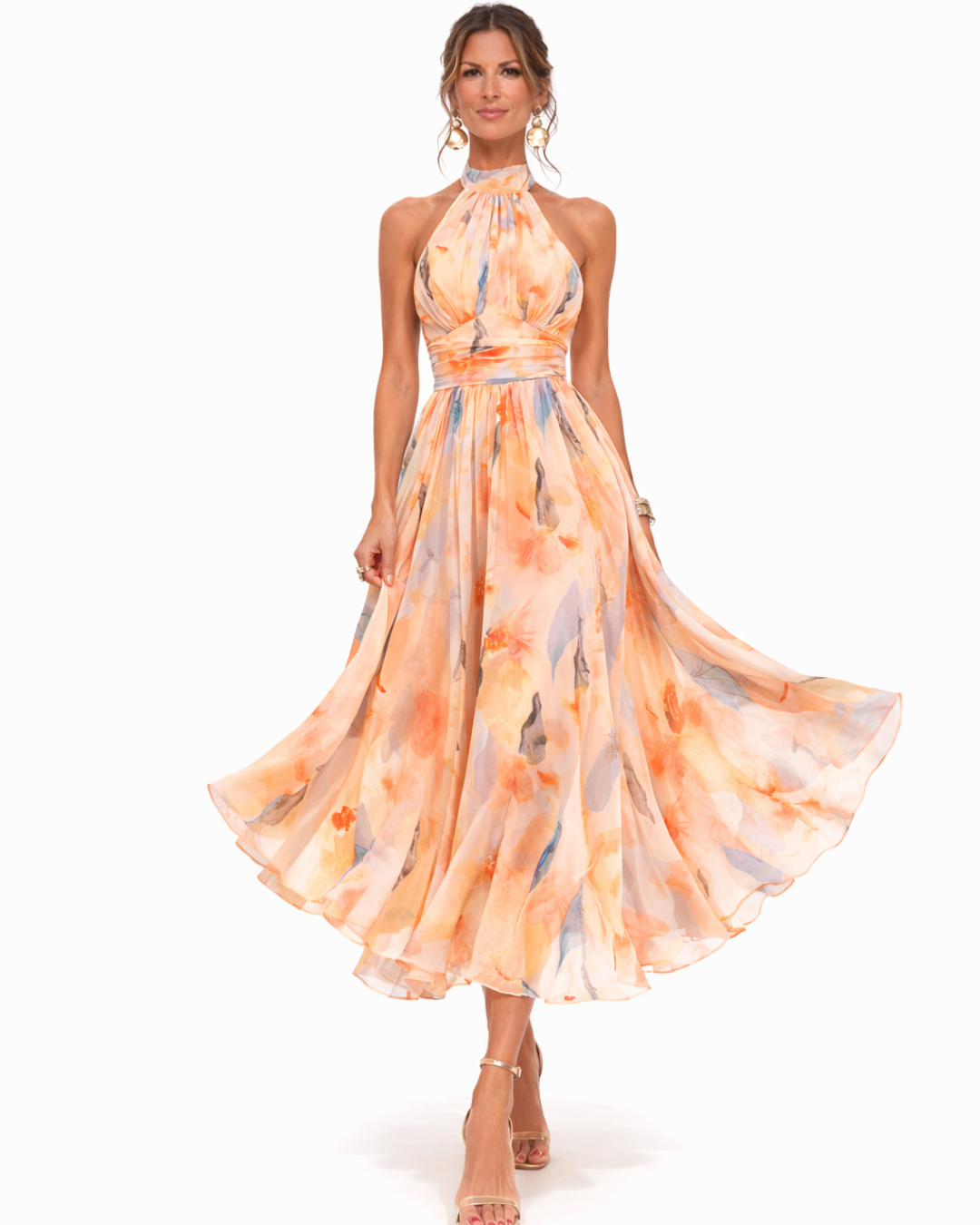 Aurora | Vestido Cuello Halter