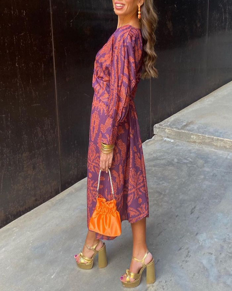 Celeste | Vestido Midi con Elegancia Floral