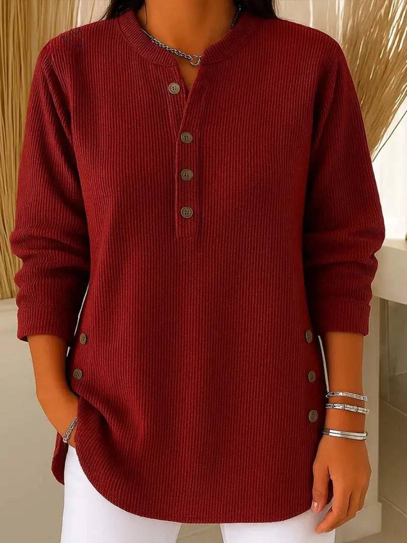 Nieves | Túnica Henley con Botones Lara valenti