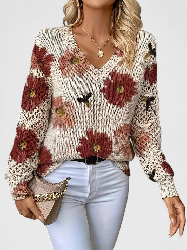 Bronwen | Suéter Calado Floral