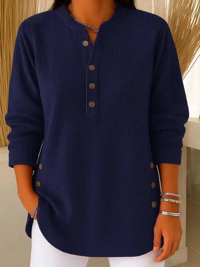 Nieves | Túnica Henley con Botones Lara valenti