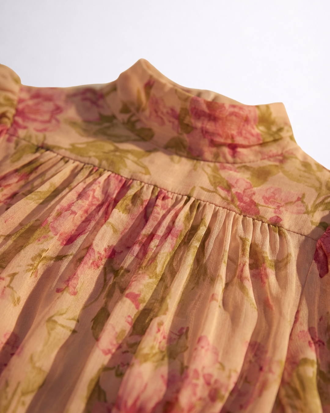 Rosalie | Vestido Largo de Chifón Floral