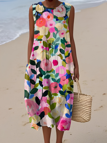 Ava™ Floral Midi Dress