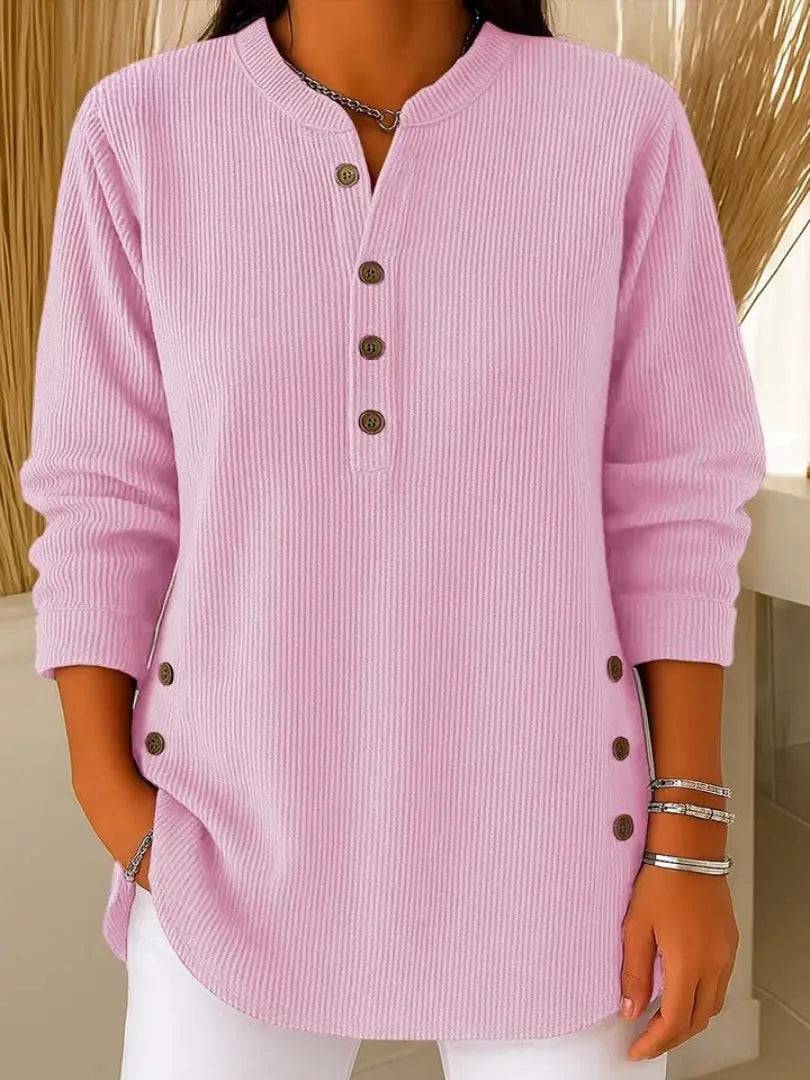 Nieves | Túnica Henley con Botones Lara valenti