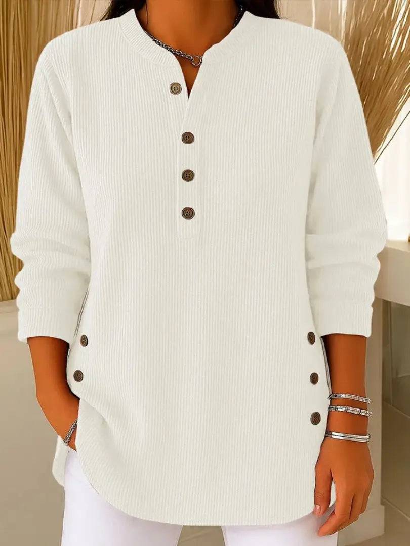 Nieves | Túnica Henley con Botones Lara valenti