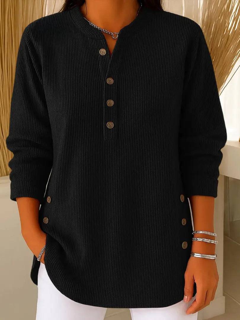 Nieves | Túnica Henley con Botones Lara valenti