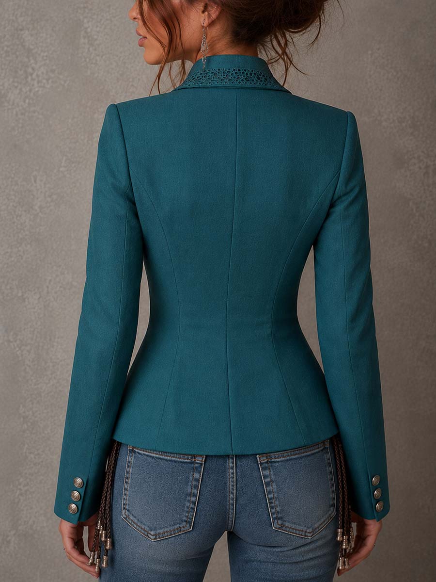 Ninon | Blazer Corto con Encaje
