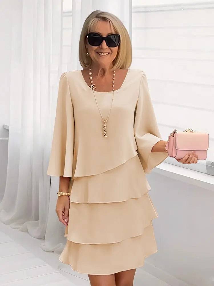 Catherine | Vestido Elegante con Volantes
