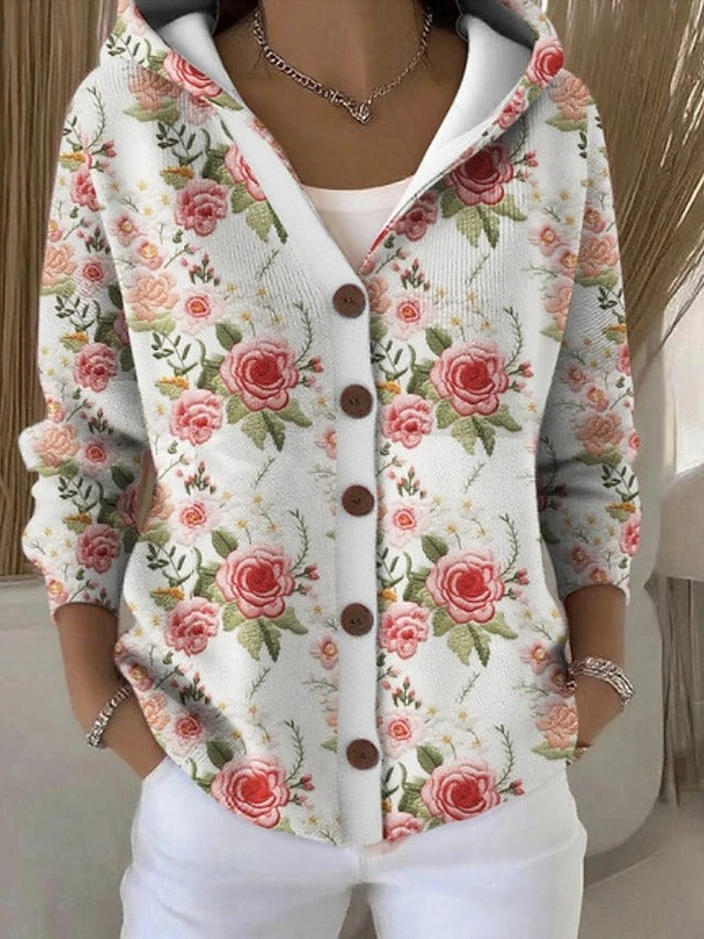 Opal | Camisa con Capucha Estampada