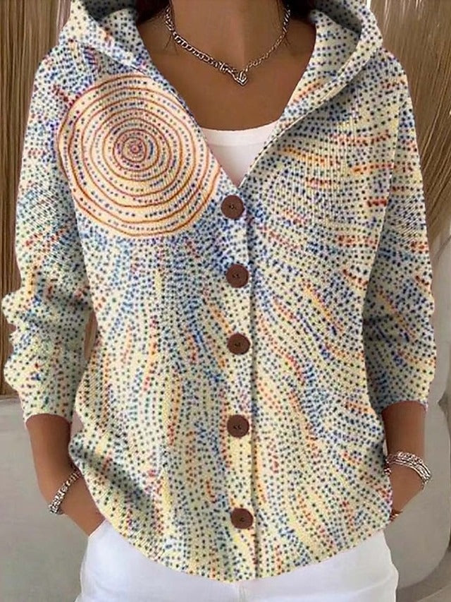 Opal | Camisa con Capucha Estampada
