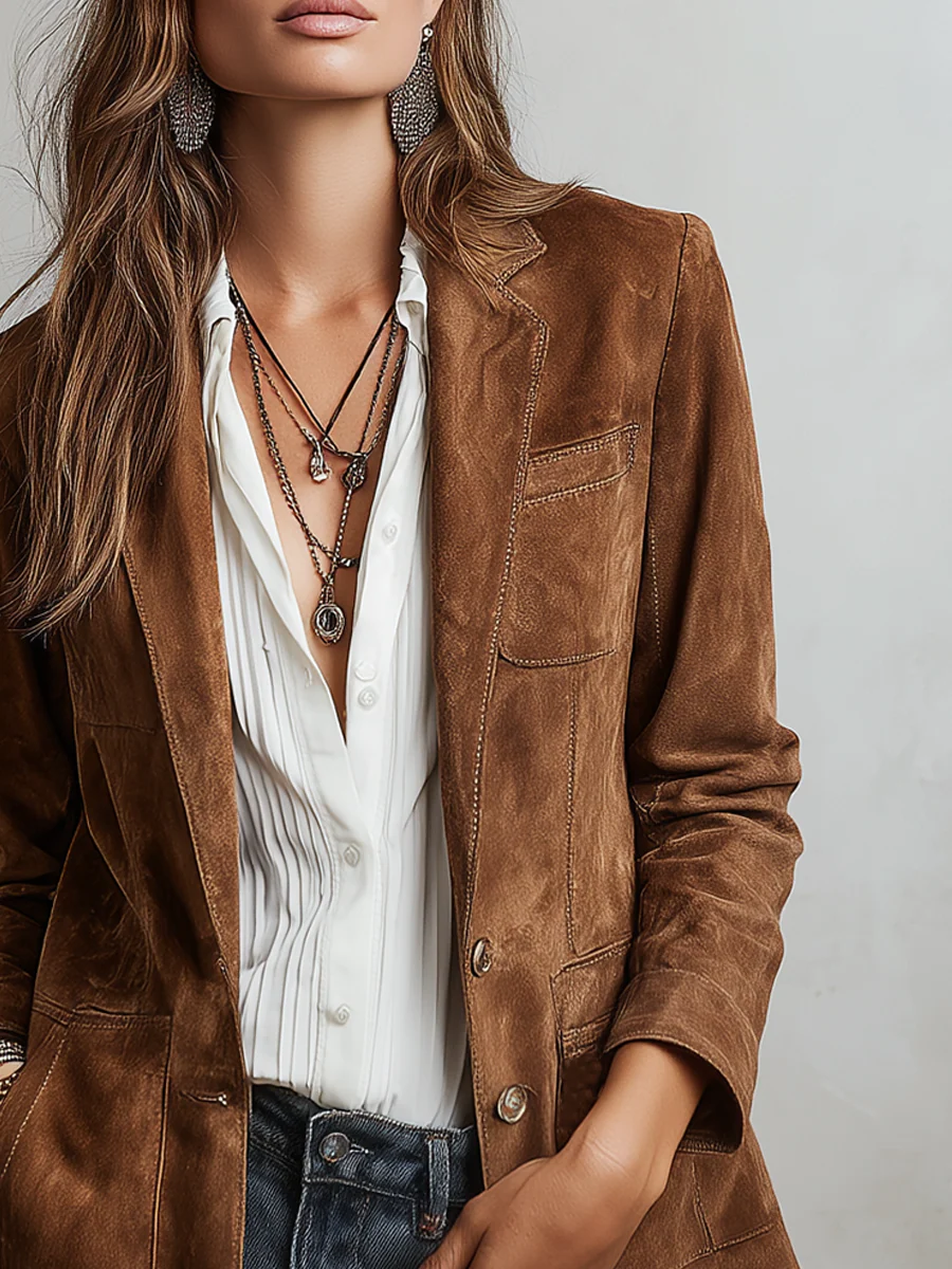 Marcelle | Blazer Vintage Café