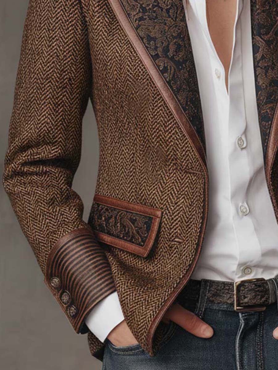 Gisèle | Blazer con Detalles en Zigzag