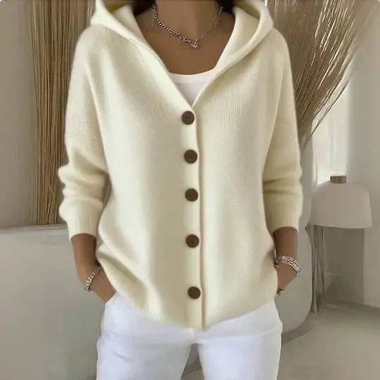 Rocío | Chamarra de Punto con Capucha Lara valenti
