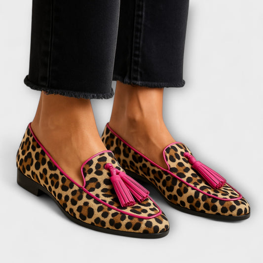 Lana - Sneakers with Pom Poms