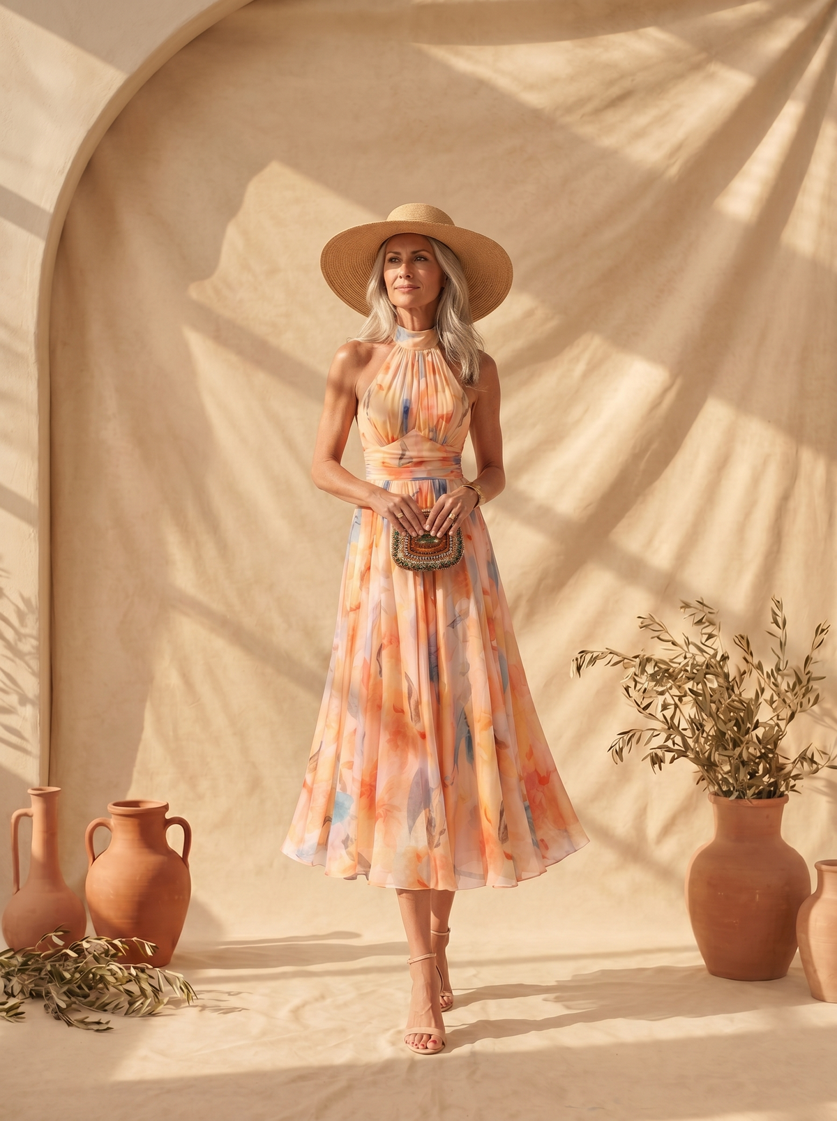 Aurora | Vestido Cuello Halter