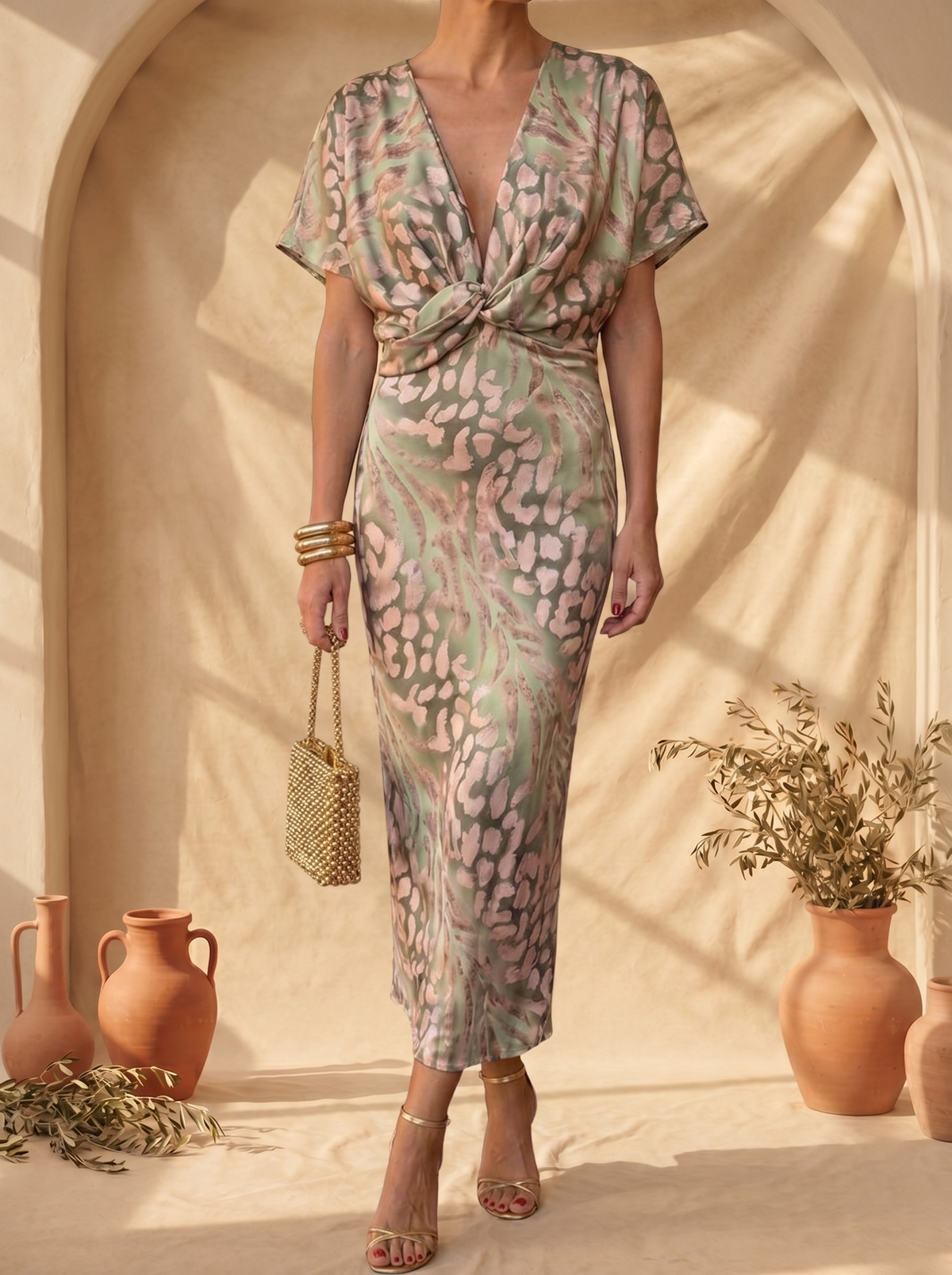 Adele | Vestido Elegante en Tela Ligera y Fluida