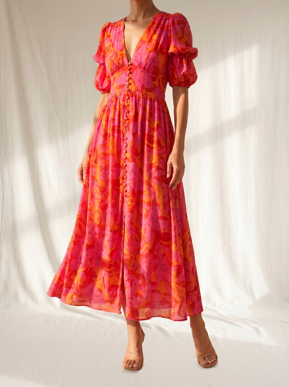 Amara | Vestido Largo Resplandor de Sol