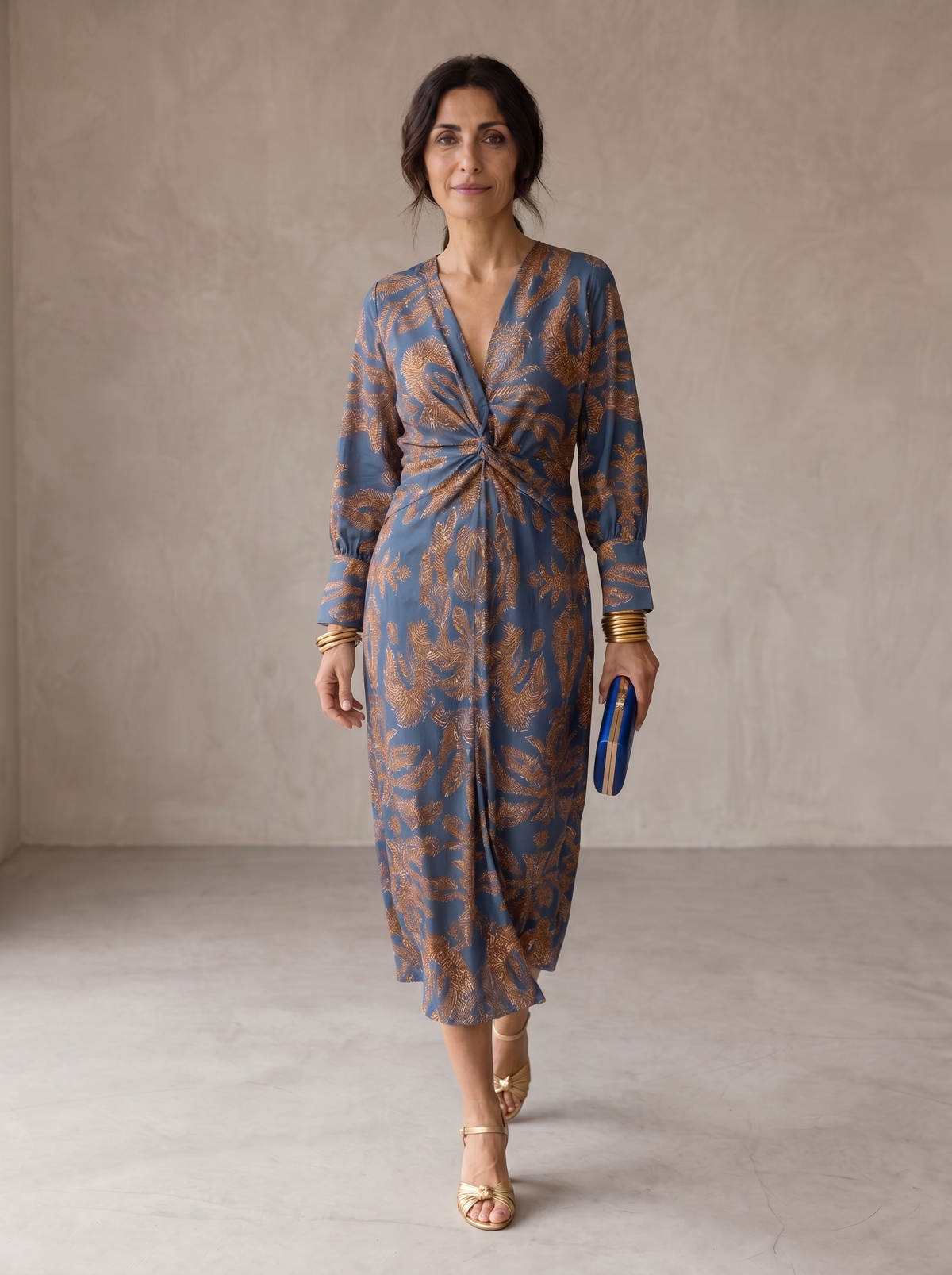 Celeste | Vestido Midi con Elegancia Floral