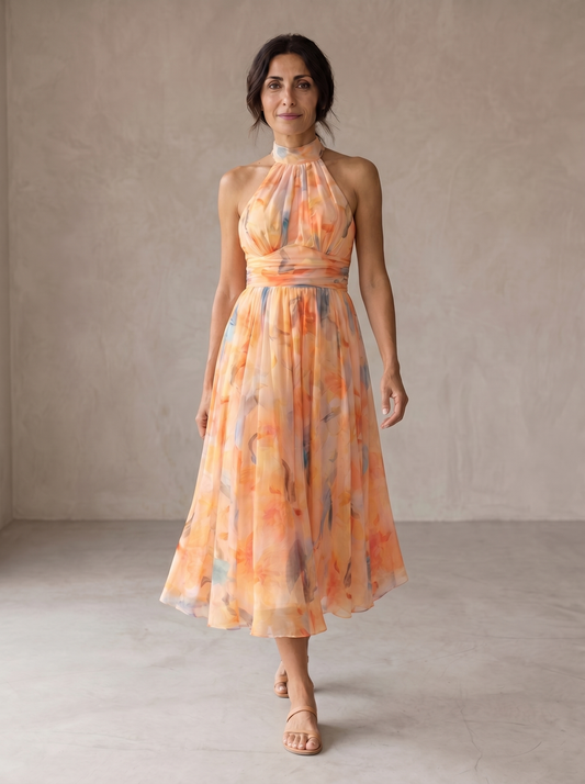 Aurora | Vestido Cuello Halter